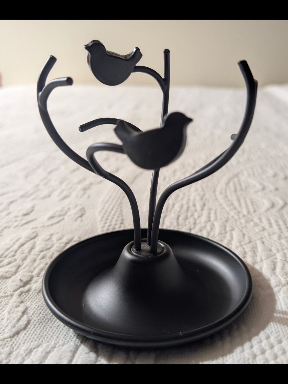 Umbra Matte Black Bird Jewelry Tree